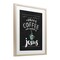 Stupell Industries Little Coffee & Whole Lot Of Jesus Framed Print Under Glass, design by Lettered and Lined